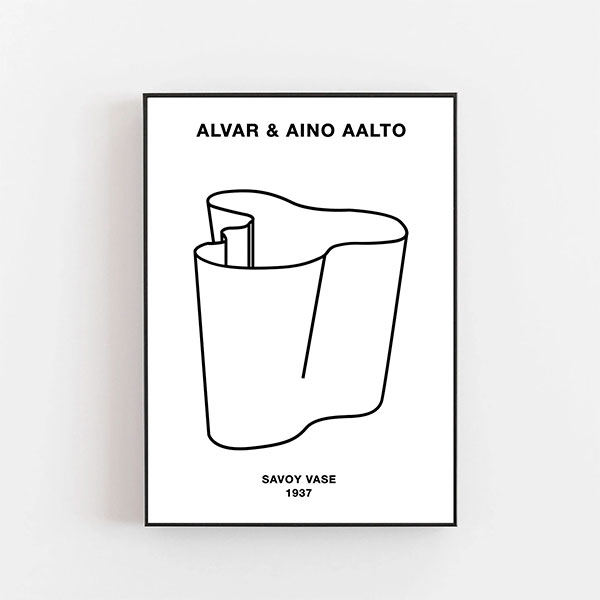 Póster decorativo de Alvar Aalto