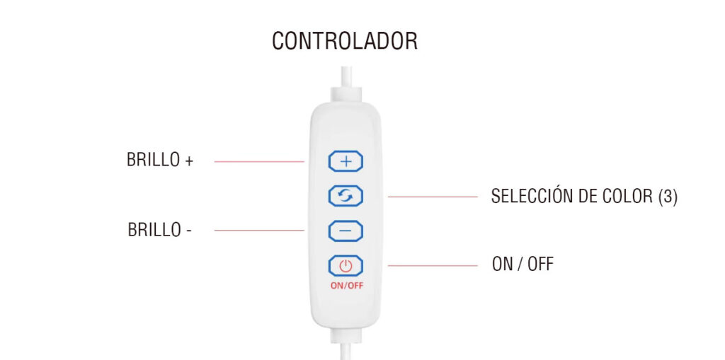 Controlador réplica lámpara Nessino