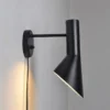 Aplique de pared de estilo nórdico y diseño tipo Jacobsen, con cabezal orientable