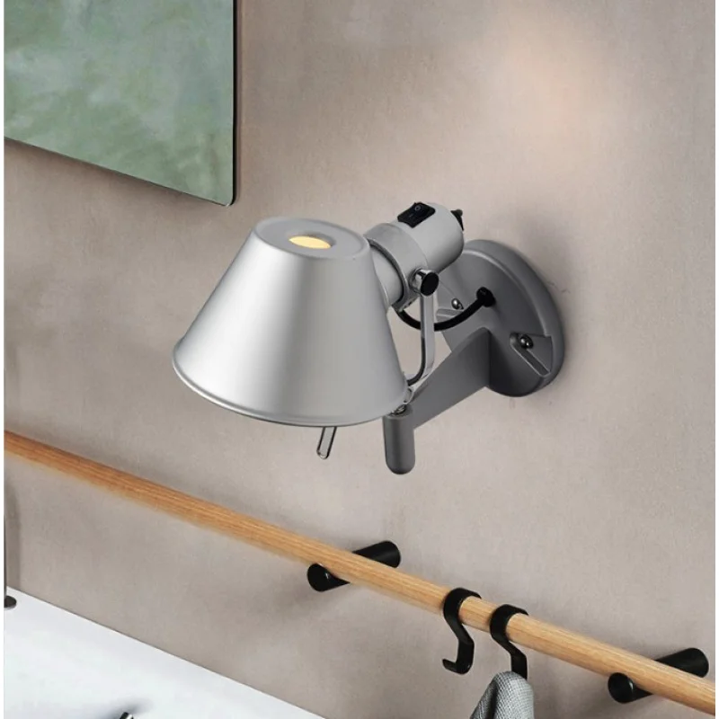 Aplique mural orientable de estilo moderno, inspirado en la lámpara Tolomeo - Imagen 4