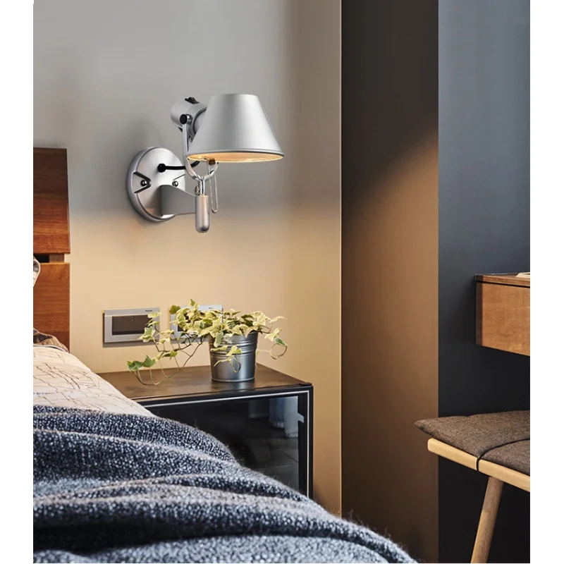 Aplique mural orientable de estilo moderno, inspirado en la lámpara Tolomeo - Imagen 3