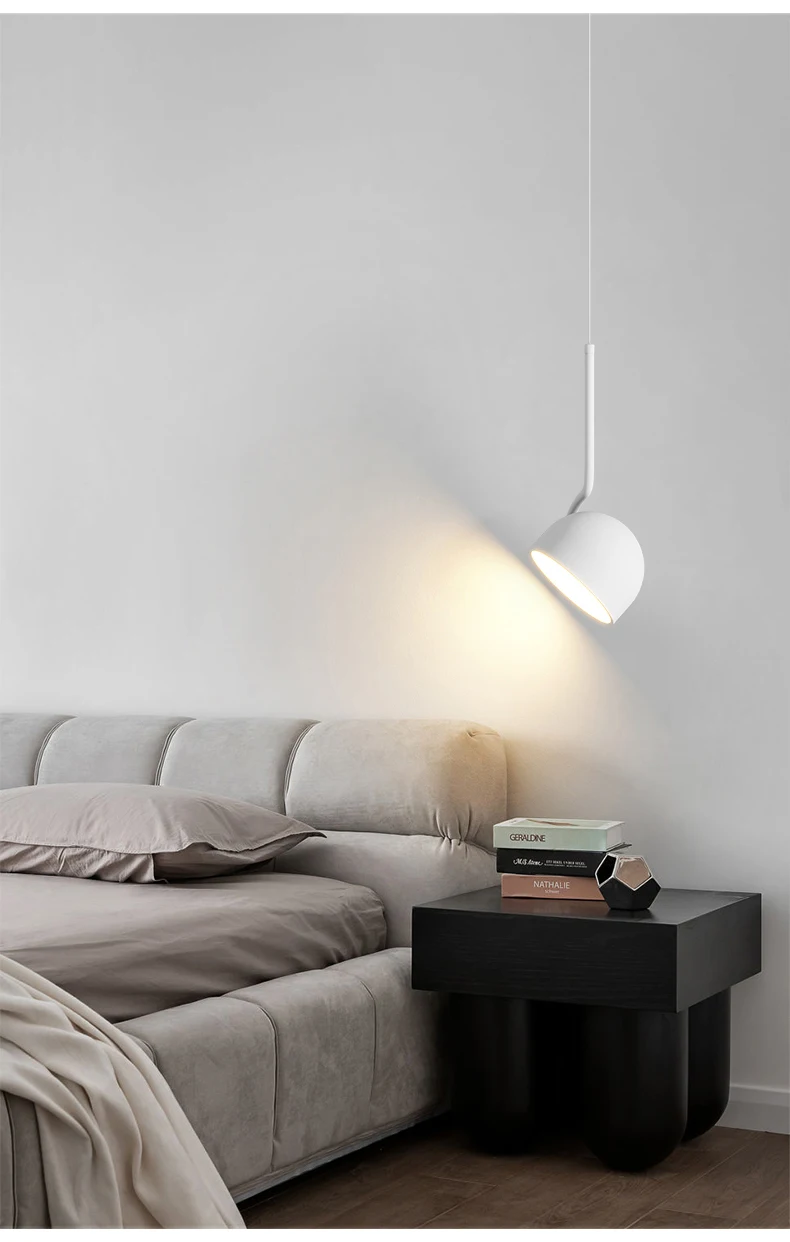 Lámpara de suspensión de estilo moderno con cabezal orientable - Imagen 6