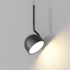 Lámpara de suspensión de estilo moderno con cabezal orientable