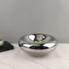 Cuenco de vidrio para fruta realizado artesanalmente