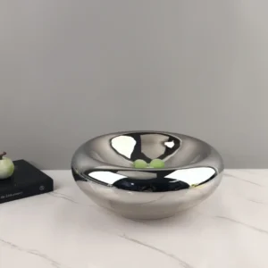Cuenco de vidrio para fruta realizado artesanalmente