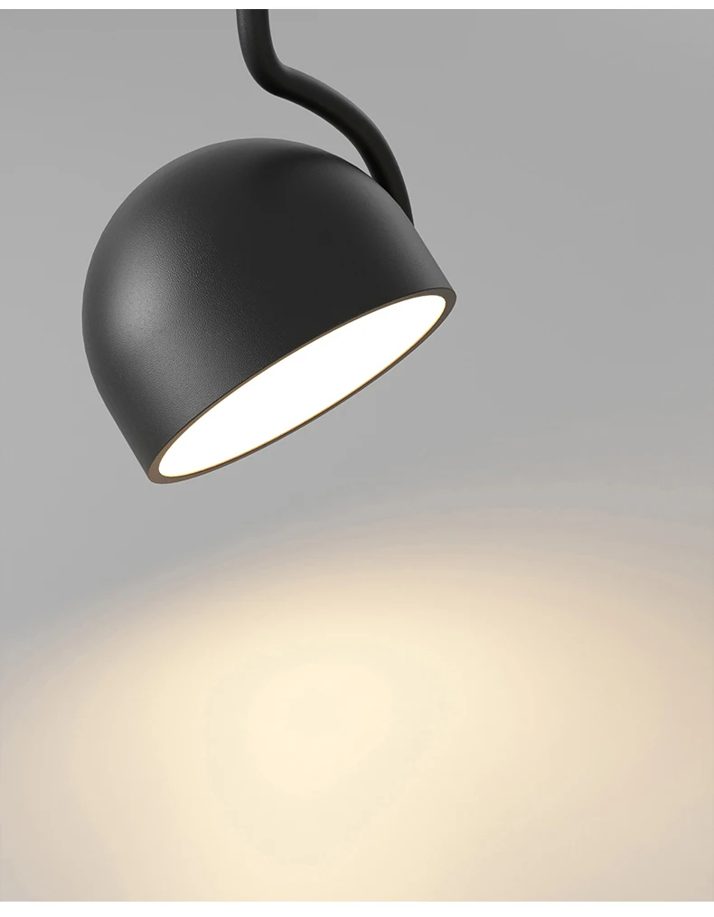 Lámpara de suspensión de estilo moderno con cabezal orientable - Imagen 7